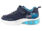 Niebieskie buty sportowe dla dzieci z podświetleniem LED.