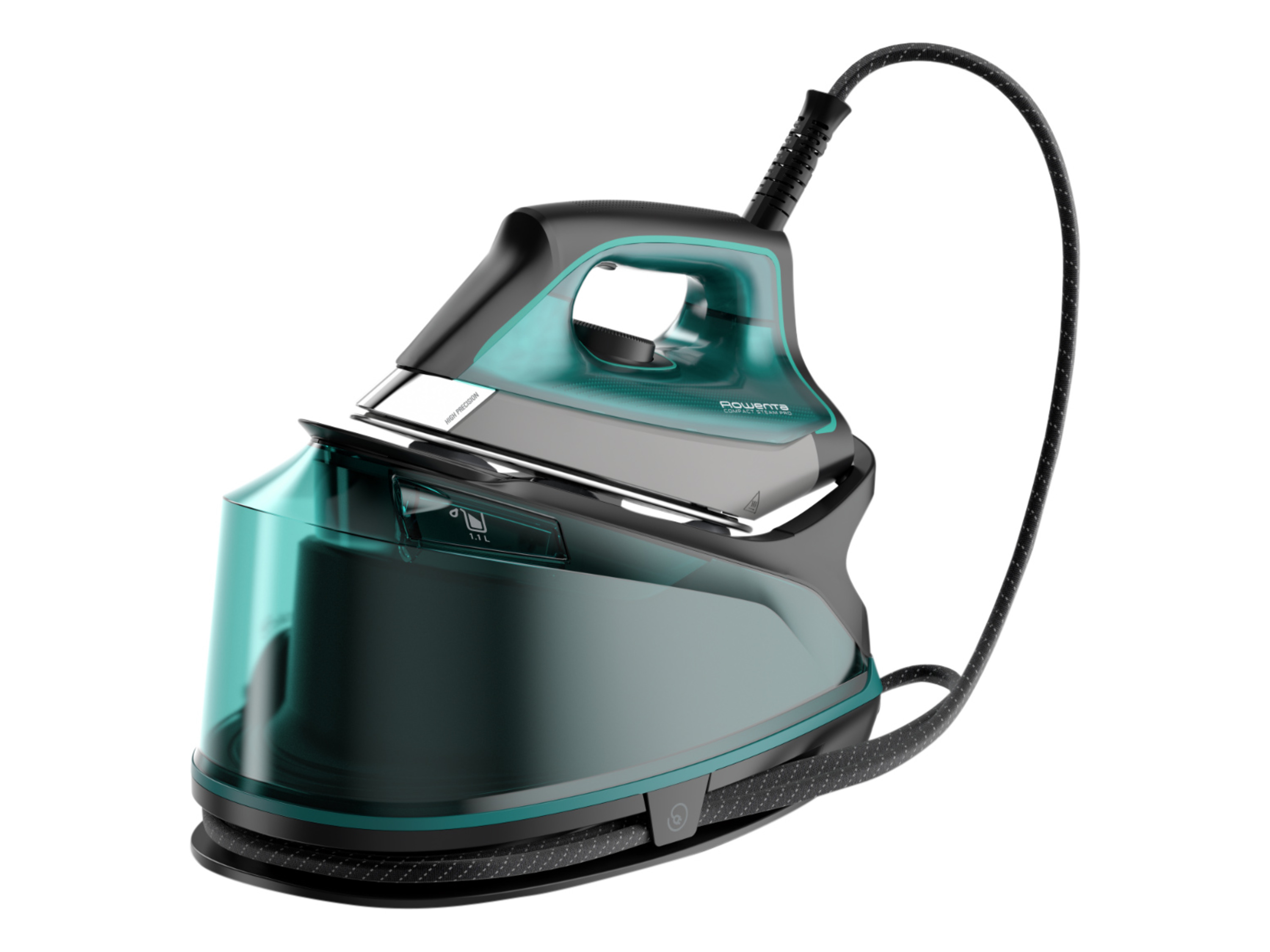 ROWENTA Stacja parowa Compact Steam Pro, 2200W, 6,3 bar, uderzenie pary 325 g/min, stały wyrzut pary 100g/min »DG7623«