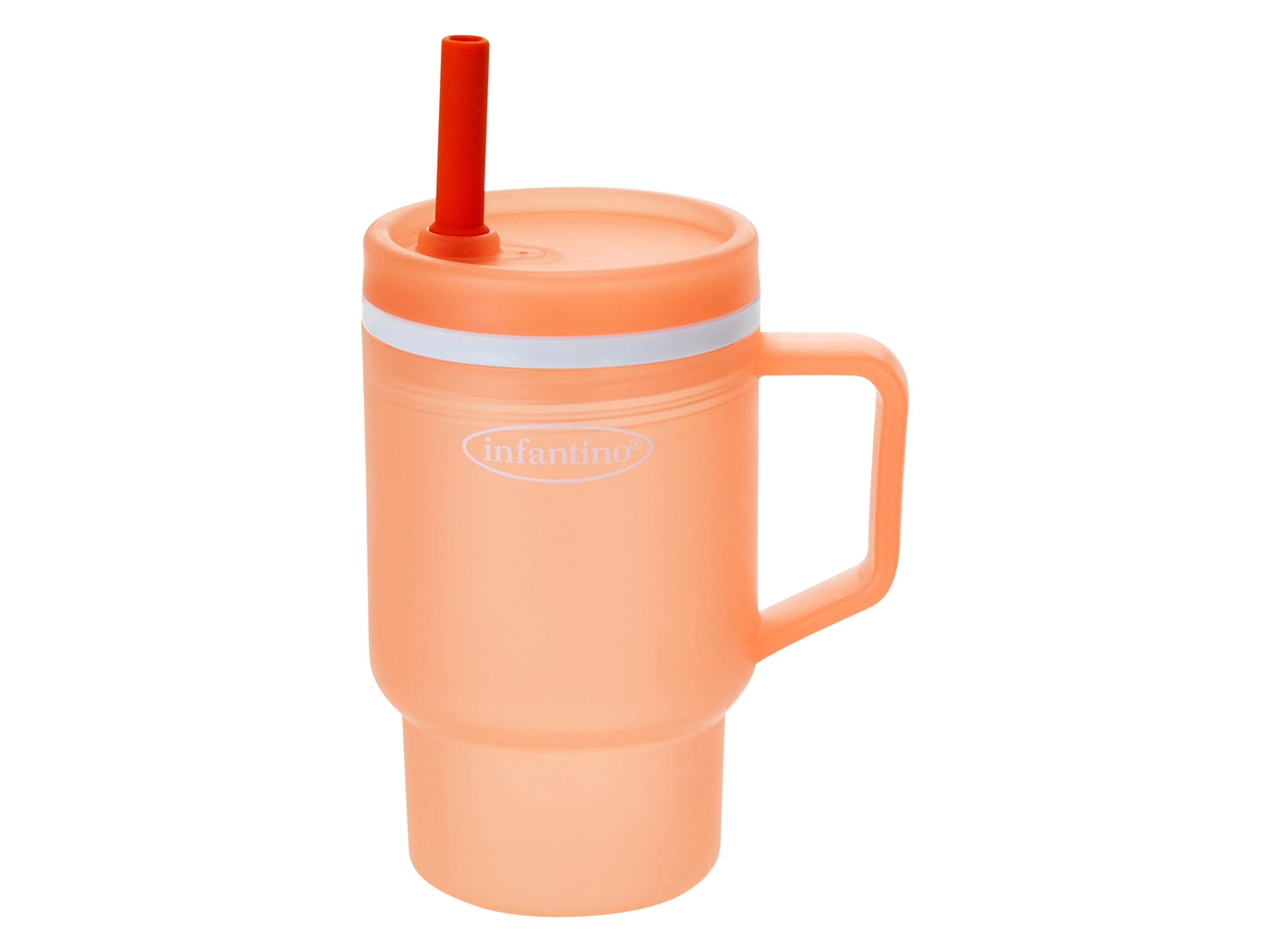 INFANTINO Butelka do picia My 1st Tumbler, 295 ml (Pomarańczowy)