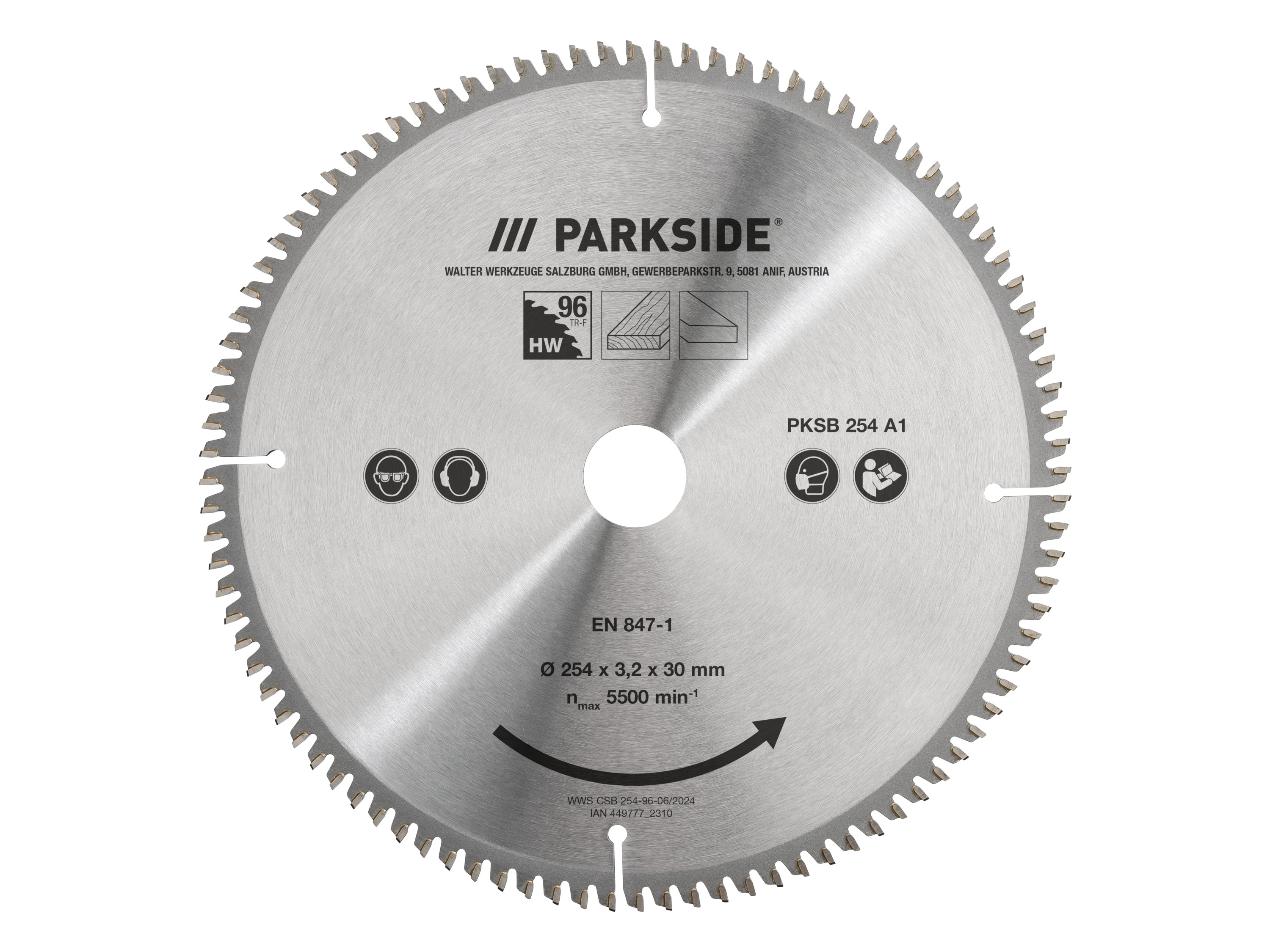 PARKSIDE® Tarcza do piły tarczowej, Ø 254 mm (Tarcza Multi Exterior)