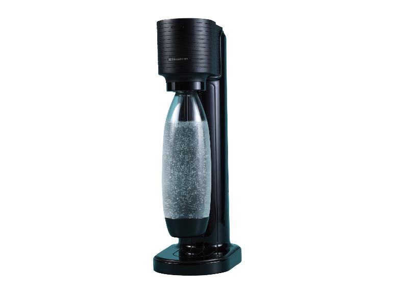 Saturator do wody Gaia Black z cylindrem CO2 i butelką 1 l