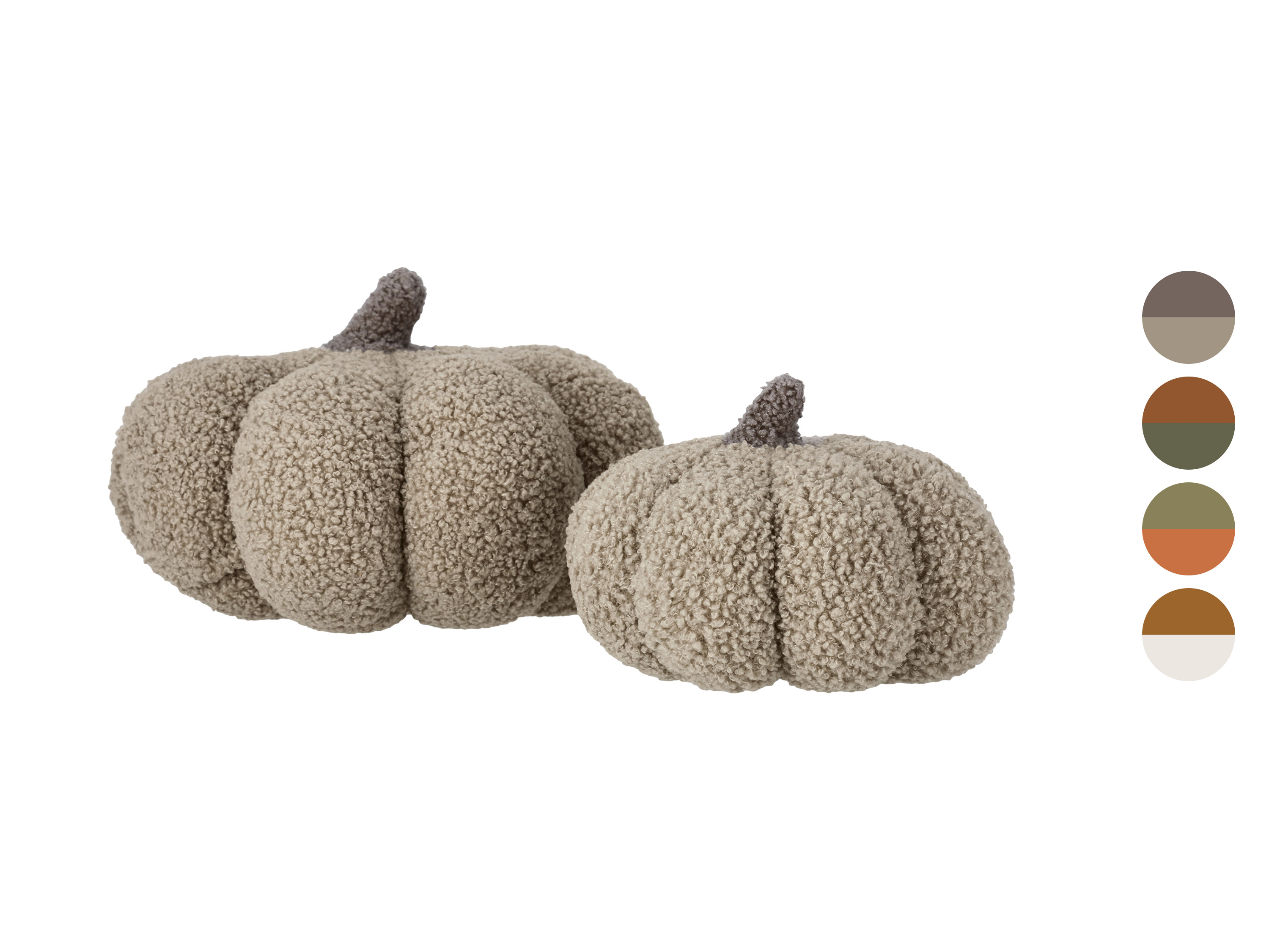 LIVARNO® Pluszowe dynie dekoracyjne, 2 sztuki