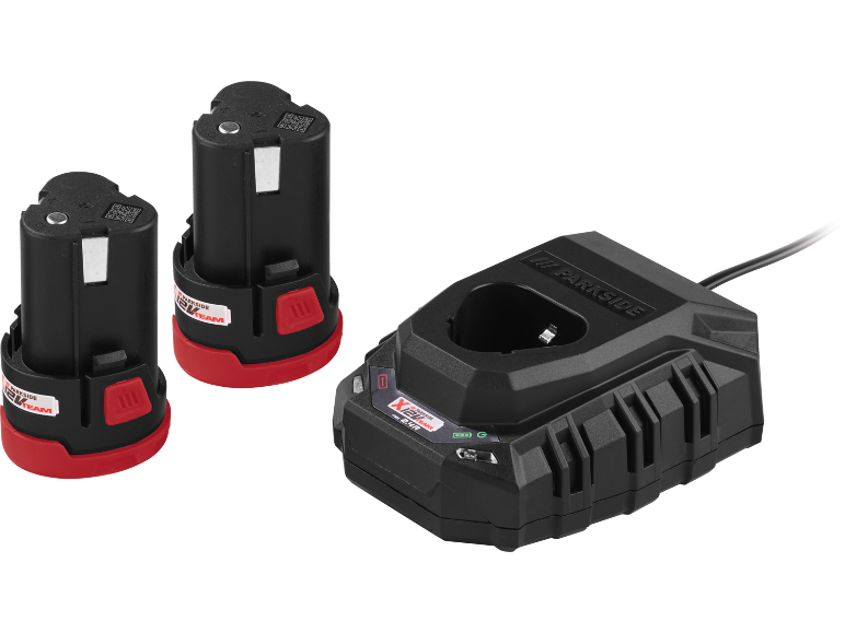 PARKSIDE PERFORMANCE Zestaw startowy: akumulatorowa wiertarkowkrętarka i zakrętarka 12 V (z 2x2ah akumulator i ładowarką...