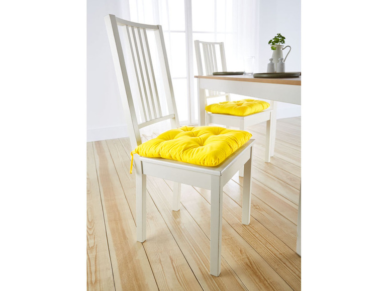 Pełny ekran: LIVARNO home Poduszki na krzesło, 40 x 40 cm, 2 sztuki - zdjęcie 12
