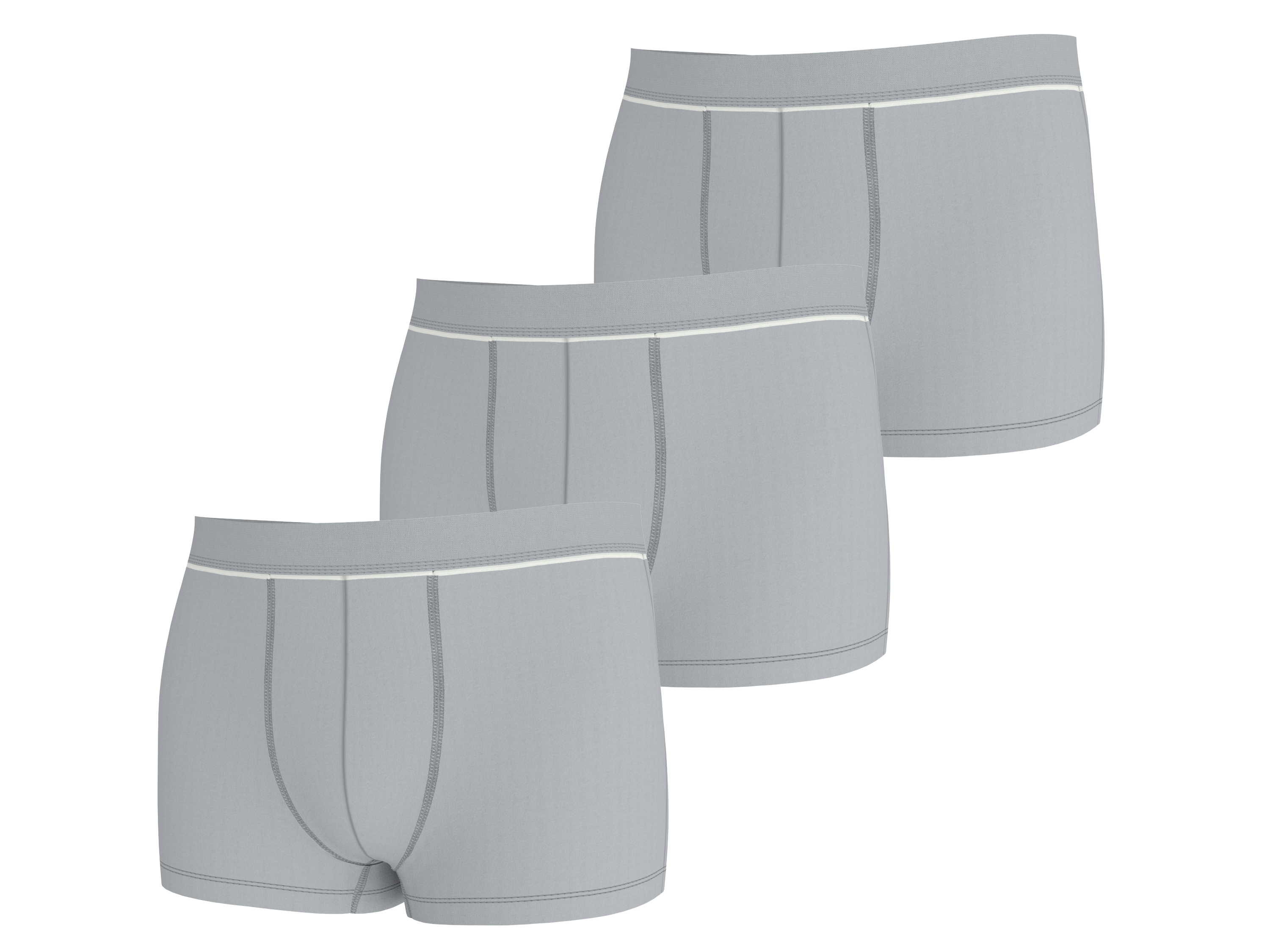 ESMARA MEN Bokserki męskie, 3 szt. (Szary, 7/XL)