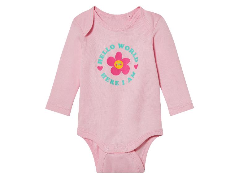 Body niemowlęce z czystej bawełny organicznej, 3 sztuki; Body niemowlęce z czystej bawełny organicznej, 3 sztuki