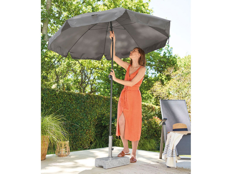 Pełny ekran: LIVARNO home Stojak na parasol przeciwsłoneczny, granitowy, prostokątny - zdjęcie 4