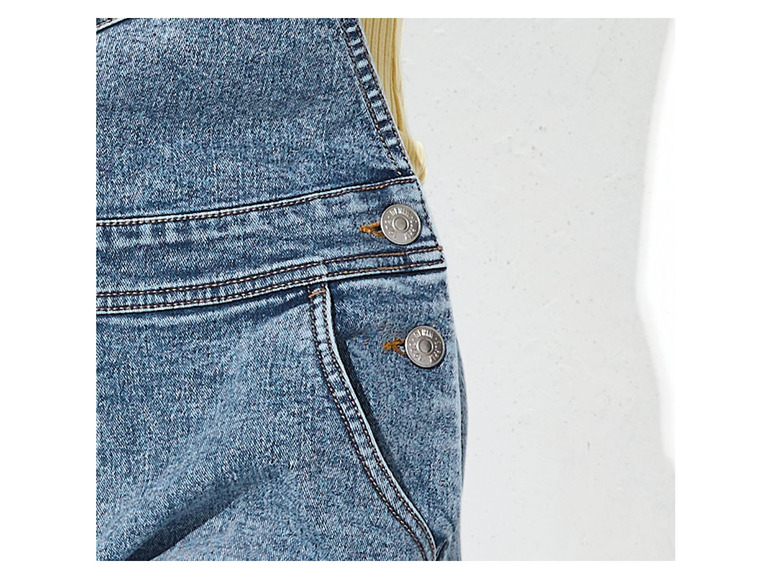 Pełny ekran: esmara Ogrodniczki jeansowe damskie - zdjęcie 5
