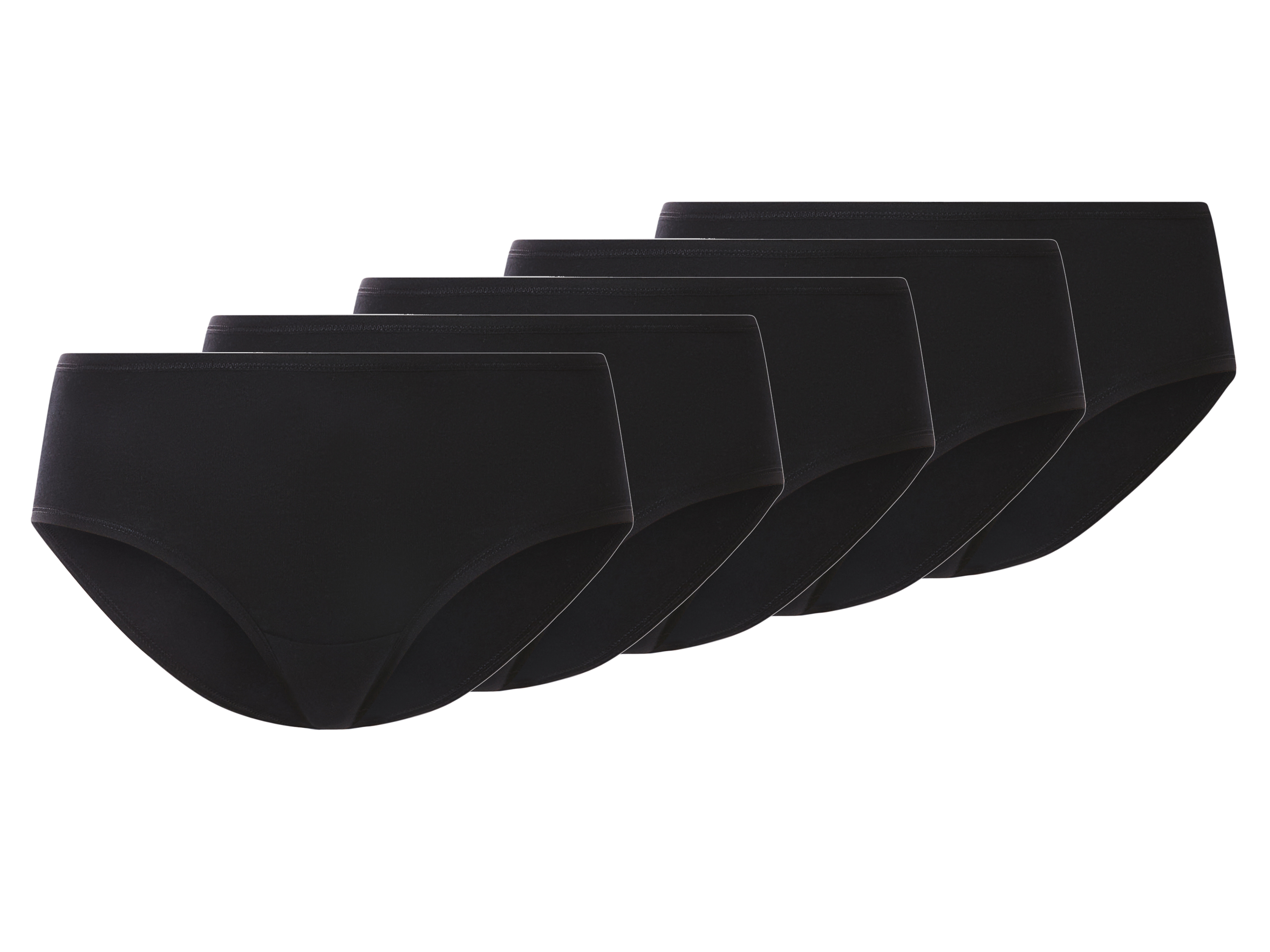 esmara® Majtki hipstery damskie z bawełną, 5 par