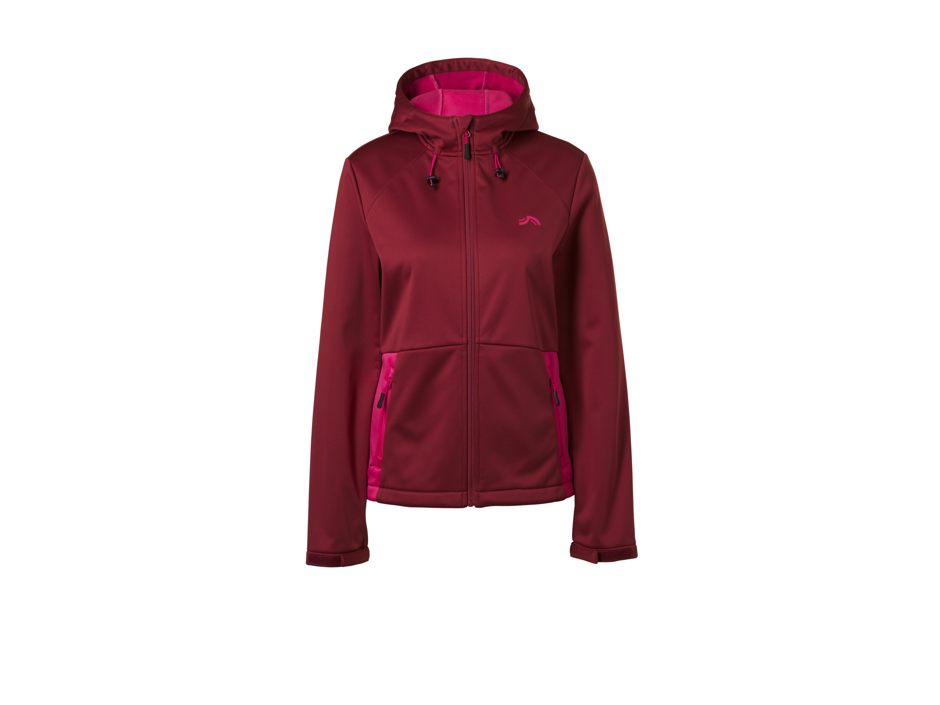 CRIVIT Kurtka softshell z kapturem damska (Antyczny róż, M(40/42))