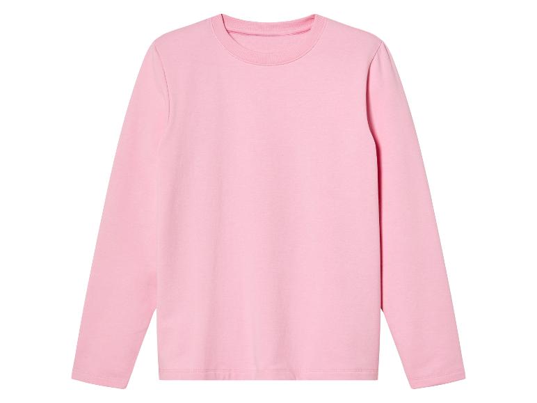 Różowy longsleeve z długimi rękawami.