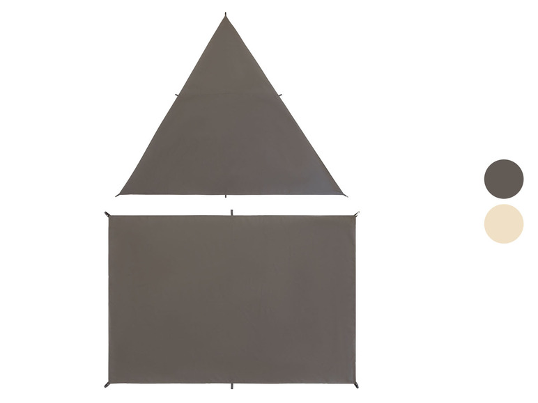 Pełny ekran: LIVARNO HOME Żagiel przeciwsłoneczny, trójkątny lub prostokątny, 1 sztuka - zdjęcie 2
