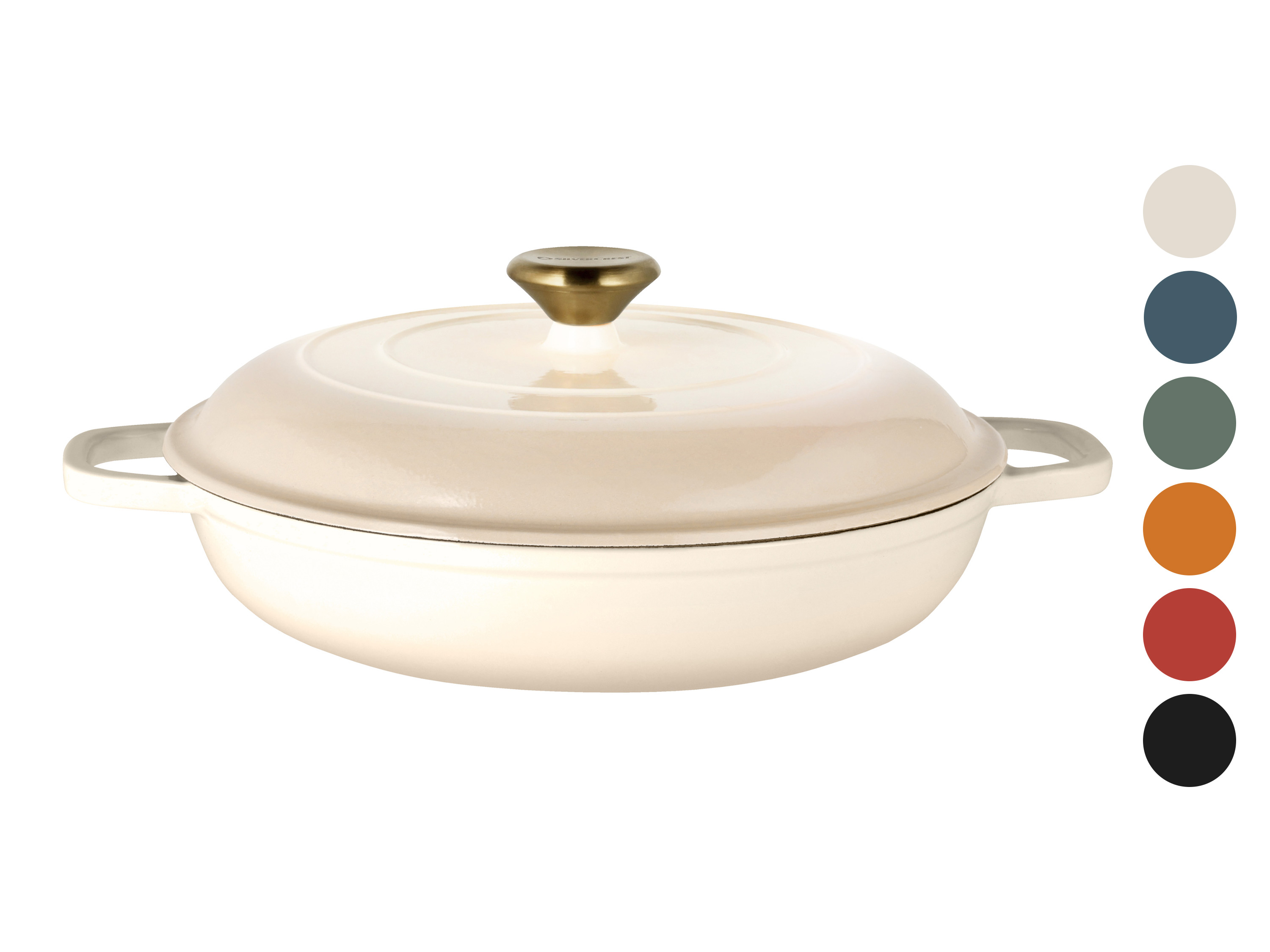 SILVERCREST® Brytfanna żeliwna do serwowania, Ø 30 cm