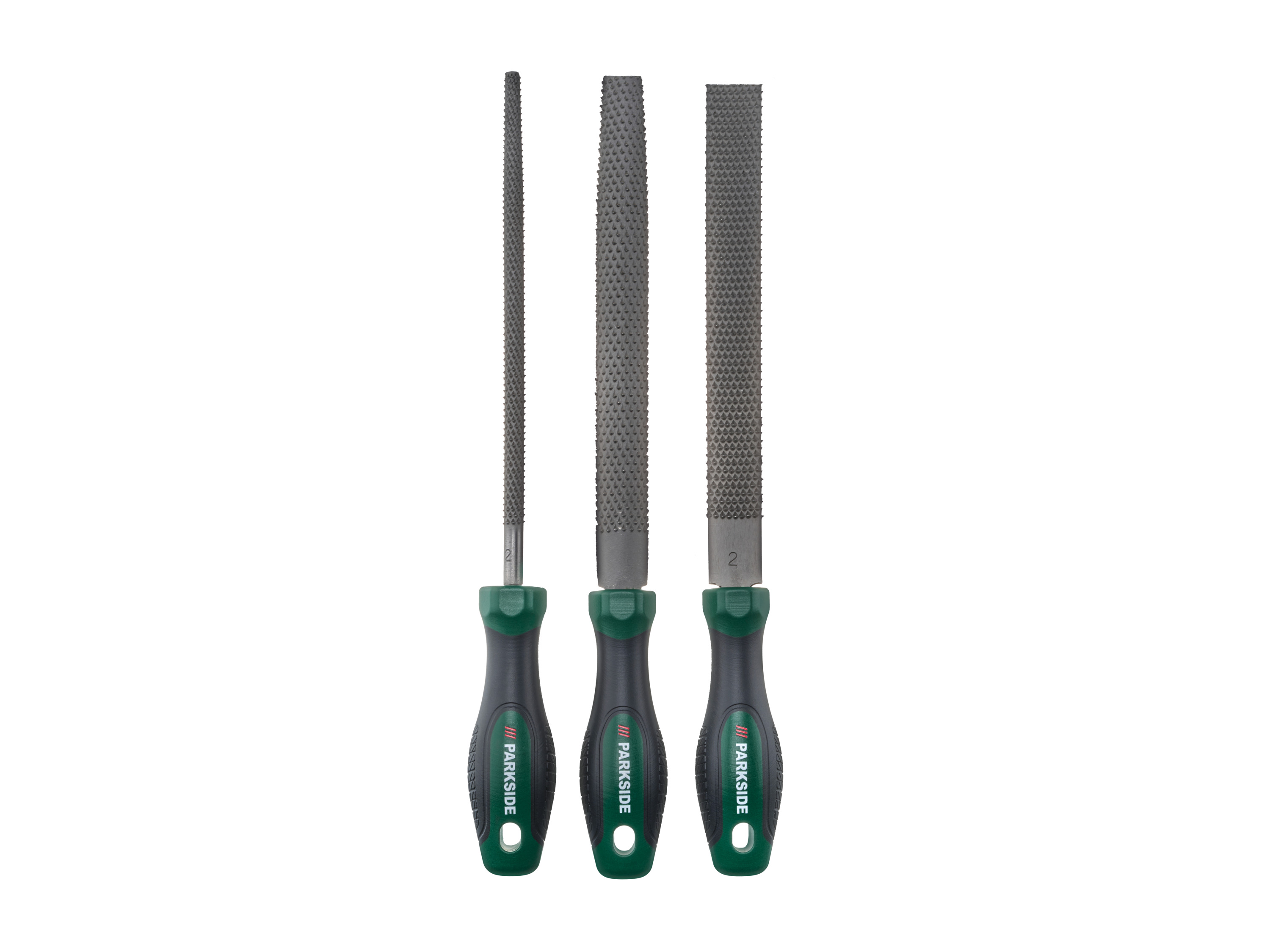 PARKSIDE® Zestaw 3 pilników / Zestaw 3 tarników / Zestaw 3 szczotek drucianych / Zestaw 3 dłut (Zestaw tarników, 3 elementy)