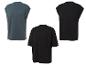Trzy T-shirty Crivit w kolorze czarnym i zielonym
