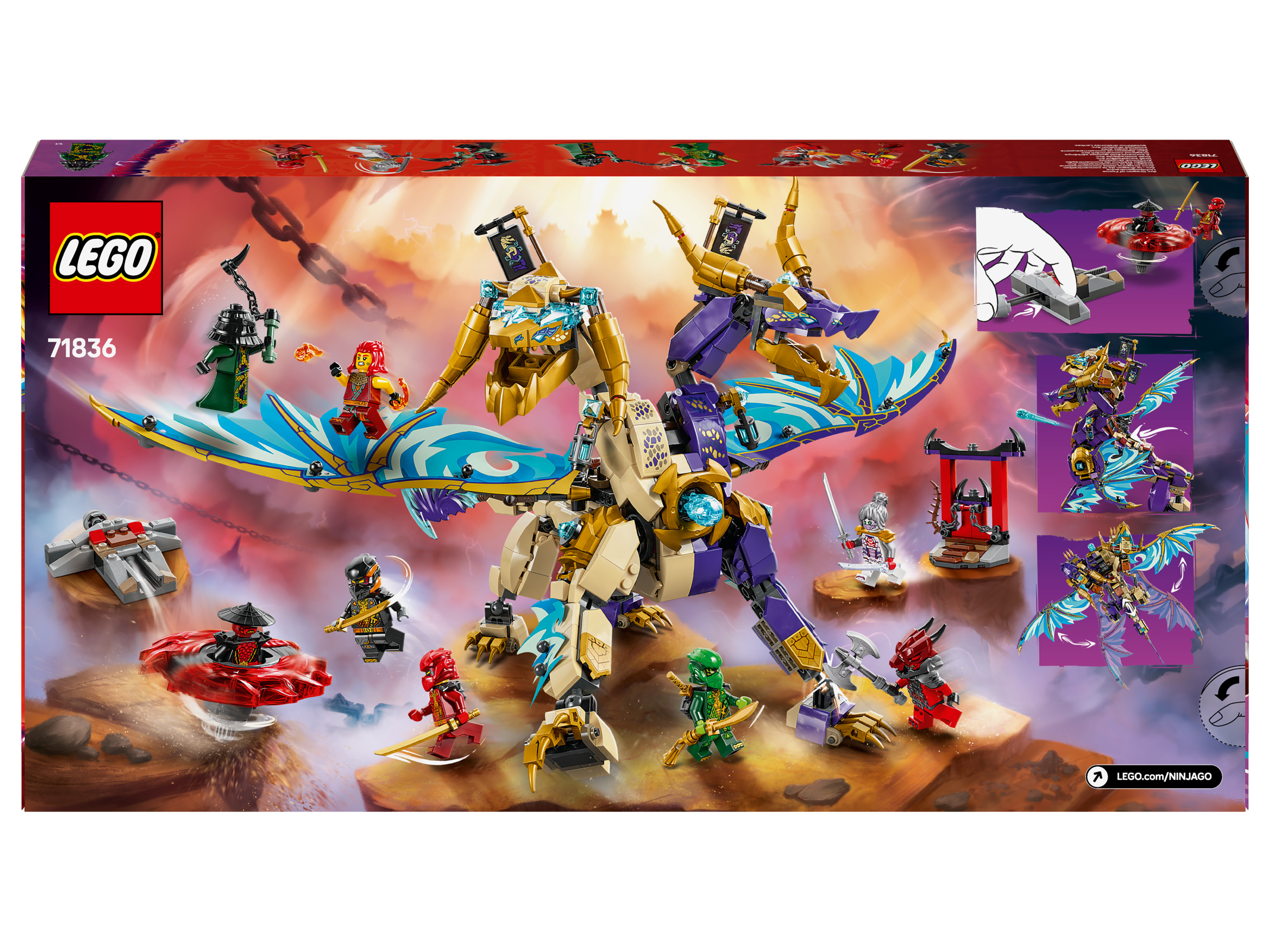 LEGO® NINJAGO Zestaw klocków LEGO® 71836 Arcysmok skupienia