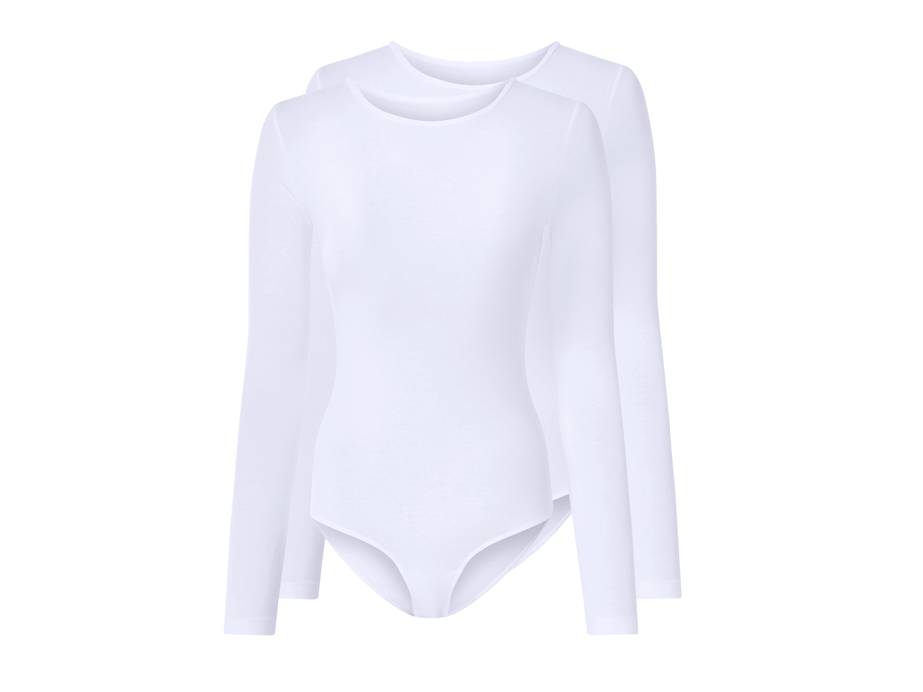 ESMARA® Body damskie, 2 sztuki (biała, L (44-46))