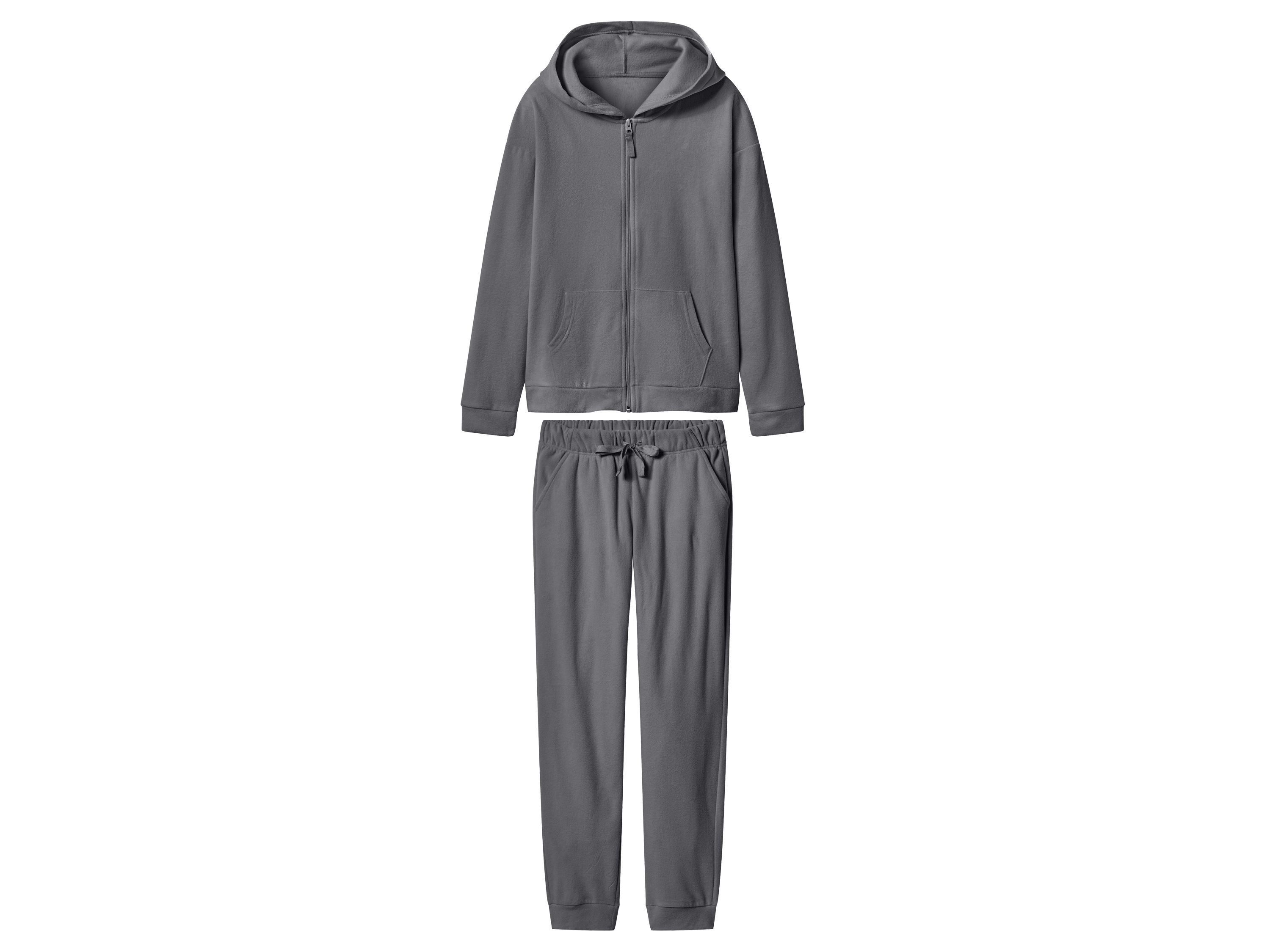 esmara® Dres domowy damski z polaru (Szary, XS (32/34))