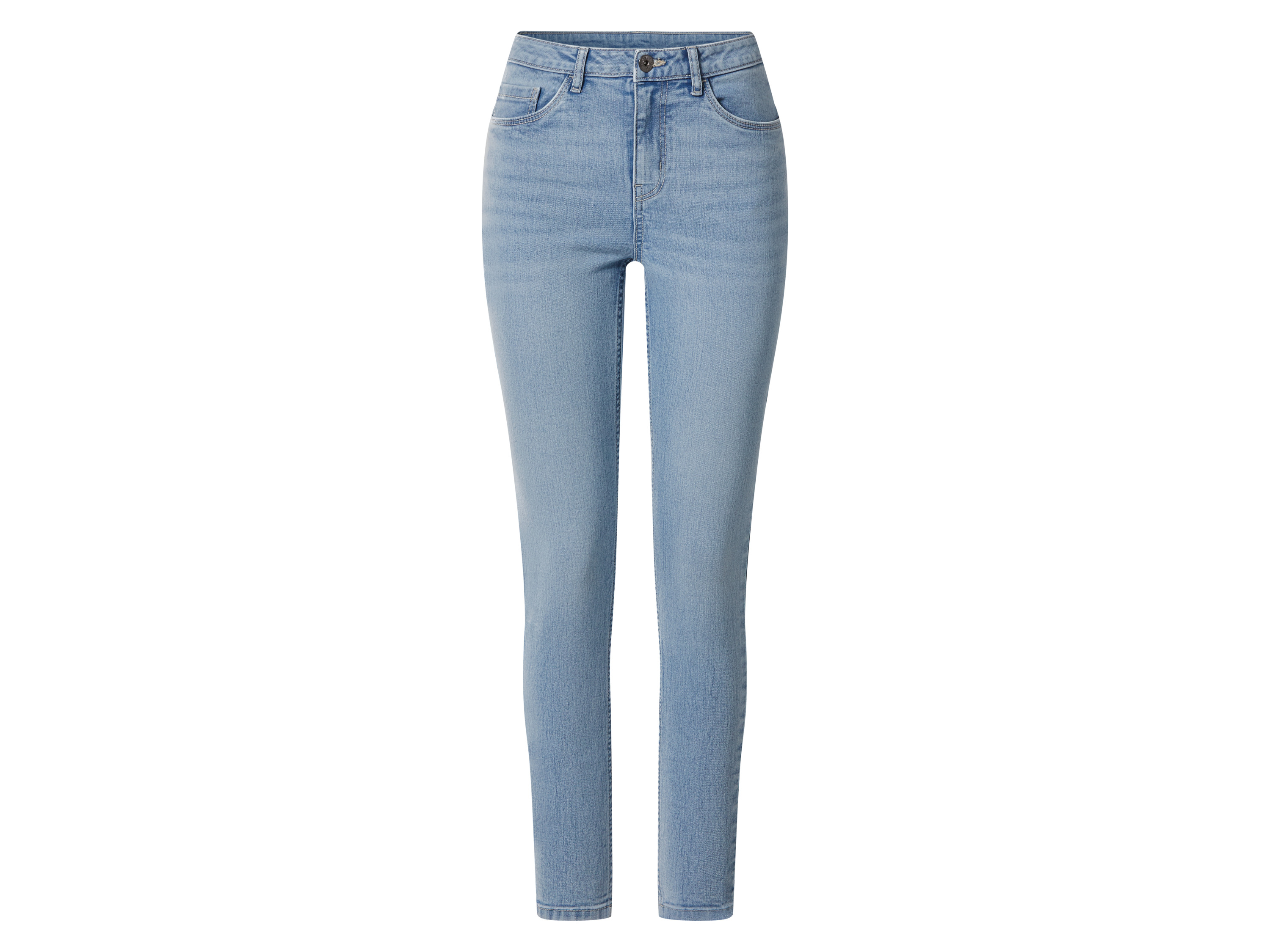 esmara® Jeansy skinny fit damskie (Niebieski, 34)