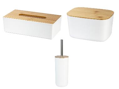 LIVARNO® Szczotka do WC / Pudełko na chusteczki kosmetyczne / Pudełko do przechowywania