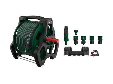 PARKSIDE® Naścienny bęben na wąż ogrodowy z akcesoriami w zestawie