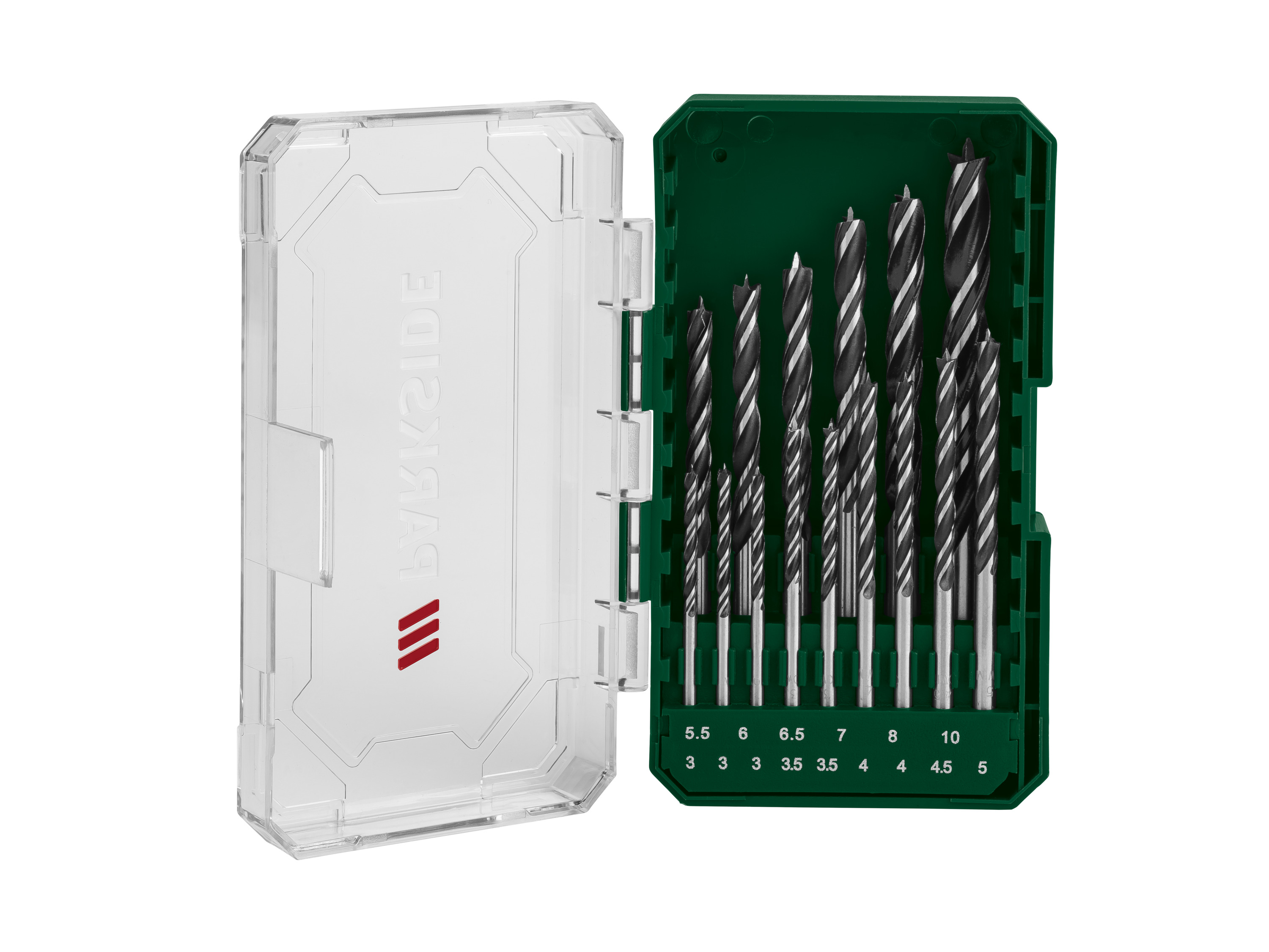 PARKSIDE® Zestaw wierteł lub zestaw bitów i nasadek, 15 lub 37 elementów (Zestaw wierteł do drewna)