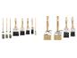Zestaw pędzli Parkside: pędzle różnych rozmiarów i typów.
