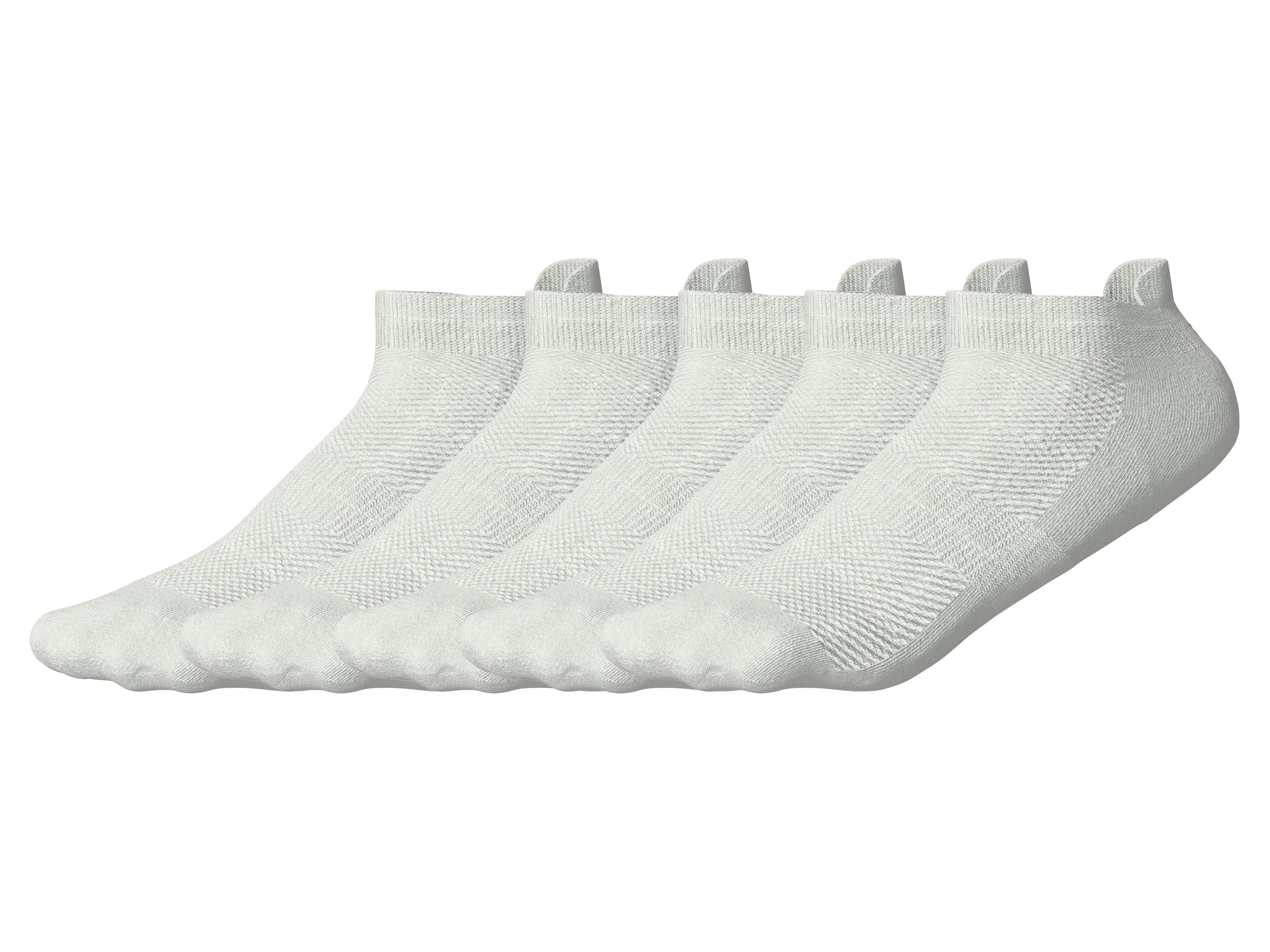 CRIVIT Skarpetki sportowe typu sneakers, 5 par (Biały, 41/42)