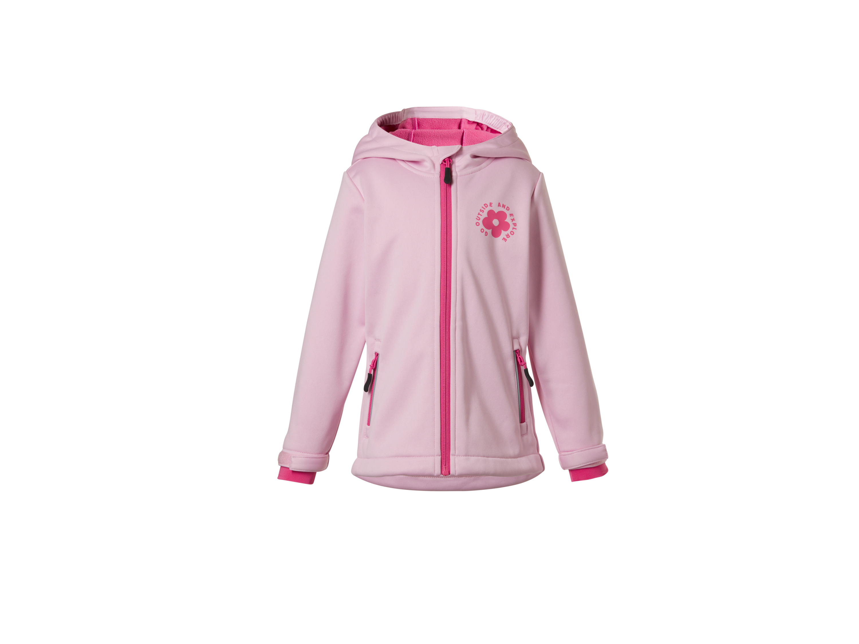 LUPILU® Kurtka softshell dziecięca (Różowy, 122/128)