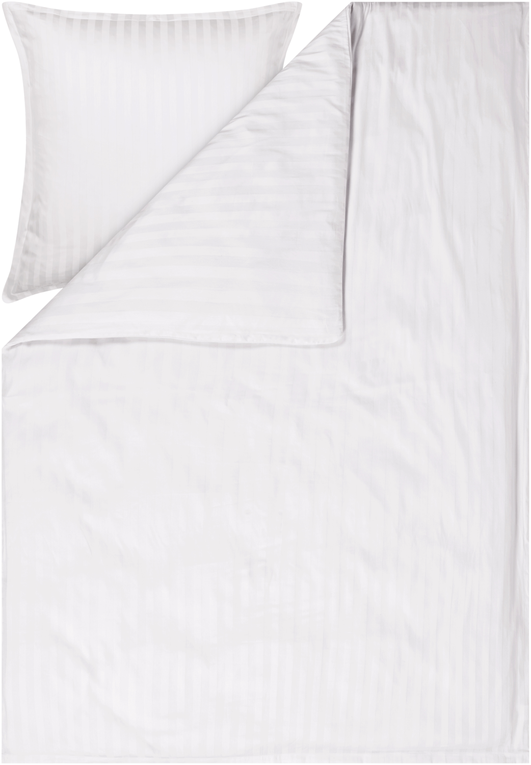 LIVARNO® Pościel satynowa, 140 x 200 cm (Biały)