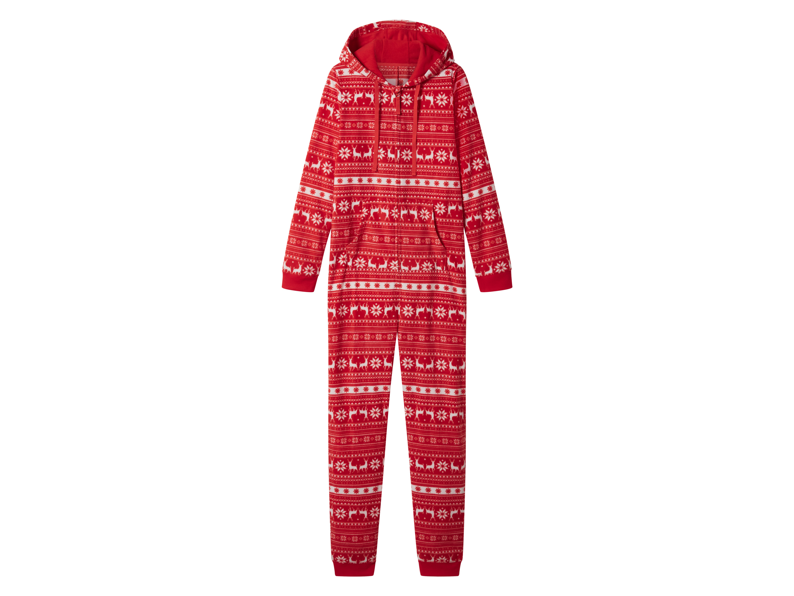 esmara® Kombinezon polarowy damski (Czerwony, M (40/42))