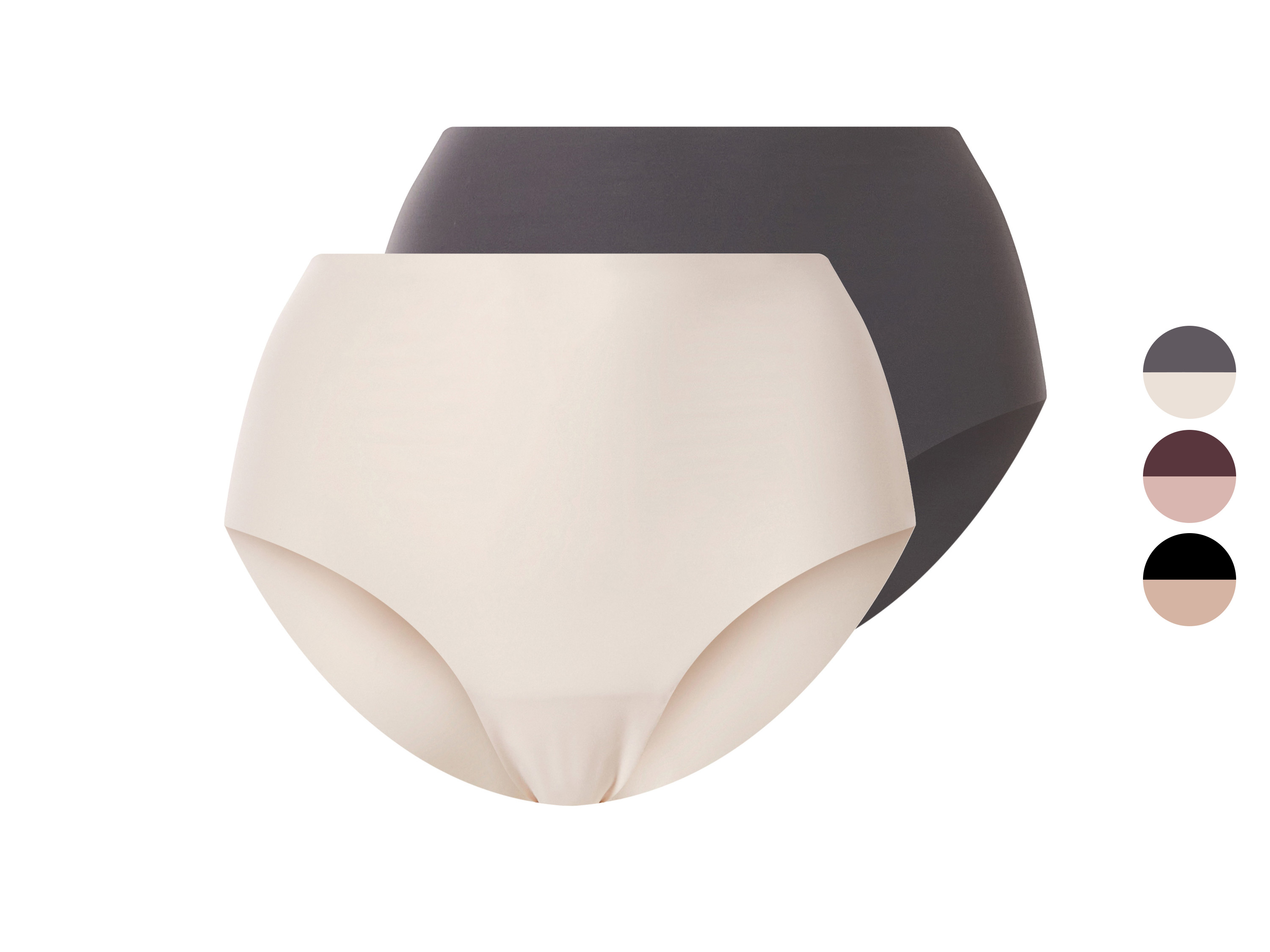 ESMARA® Majtki damskie modelujące brzuch Lasercut, 2 pary