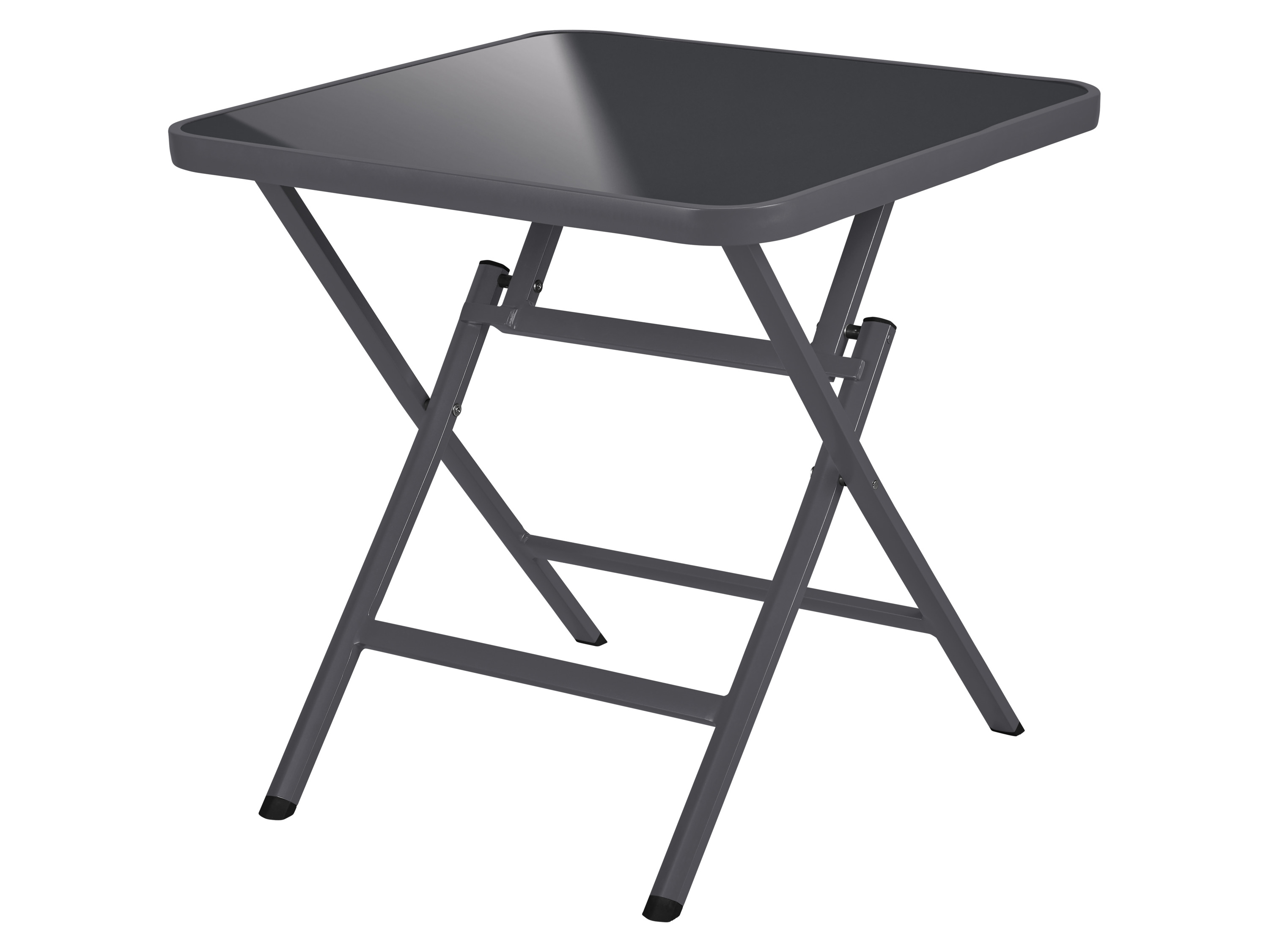 LIVARNO® Aluminiowy stolik ogrodowy składany Houston/Toronto, szary