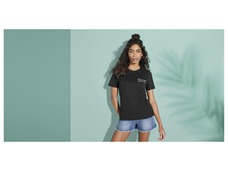 Pełny ekran: esmara® T-shirt damski bawełniany, z nadrukiem - zdjęcie 3