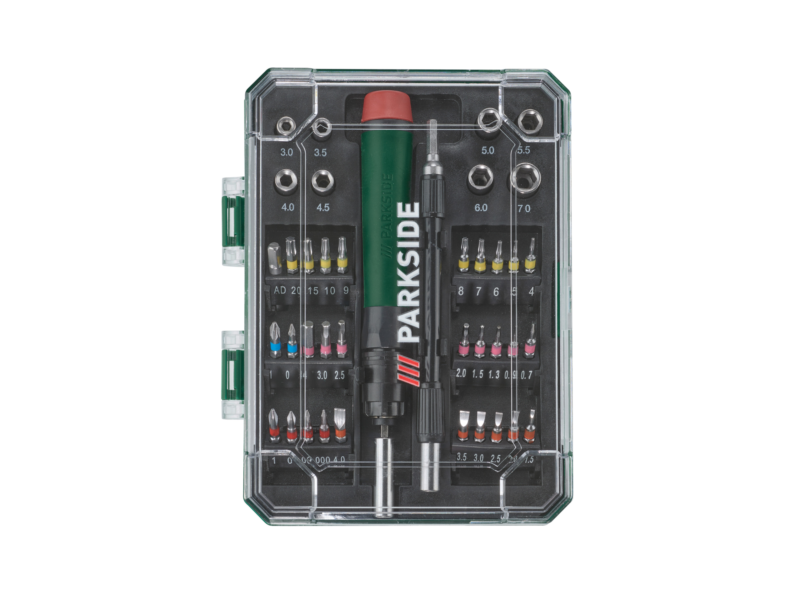 PARKSIDE® Zestaw bitów i nasadek, 40 elementów