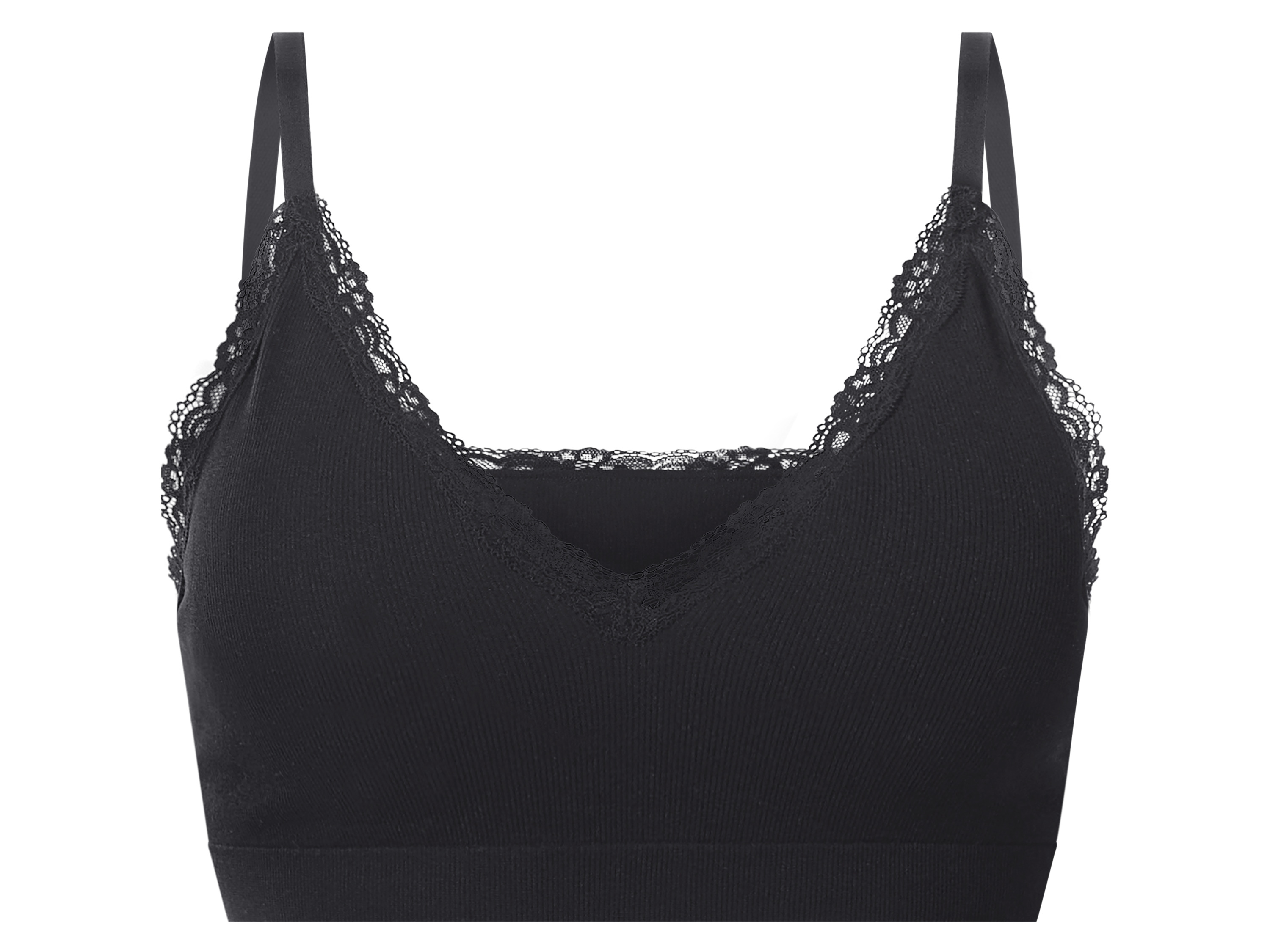 esmara® Biustonosz bustier damski prążkowany 