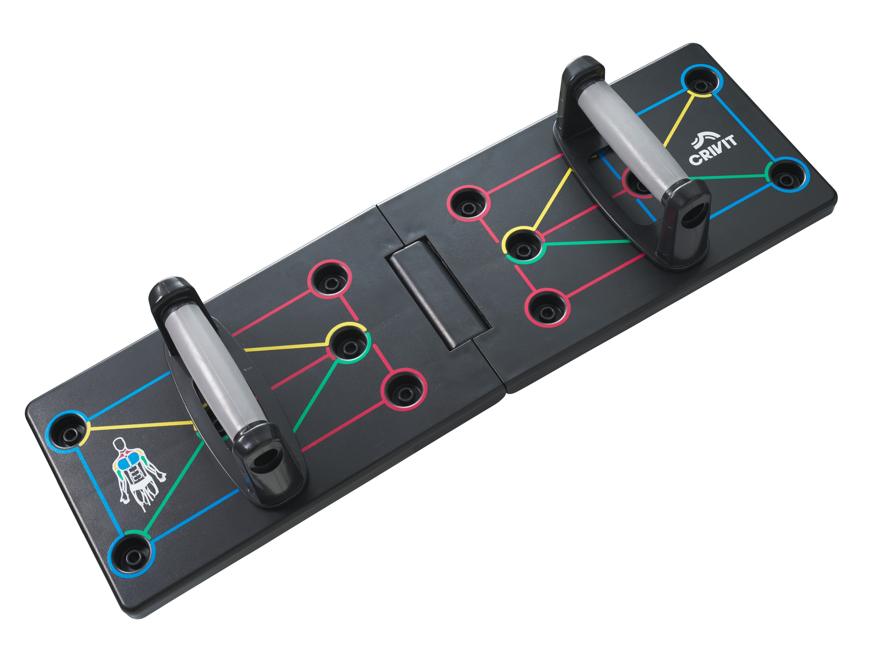 CRIVIT Deska do pompek / Zestaw hantli / Kettlebell (Deska do pompek)