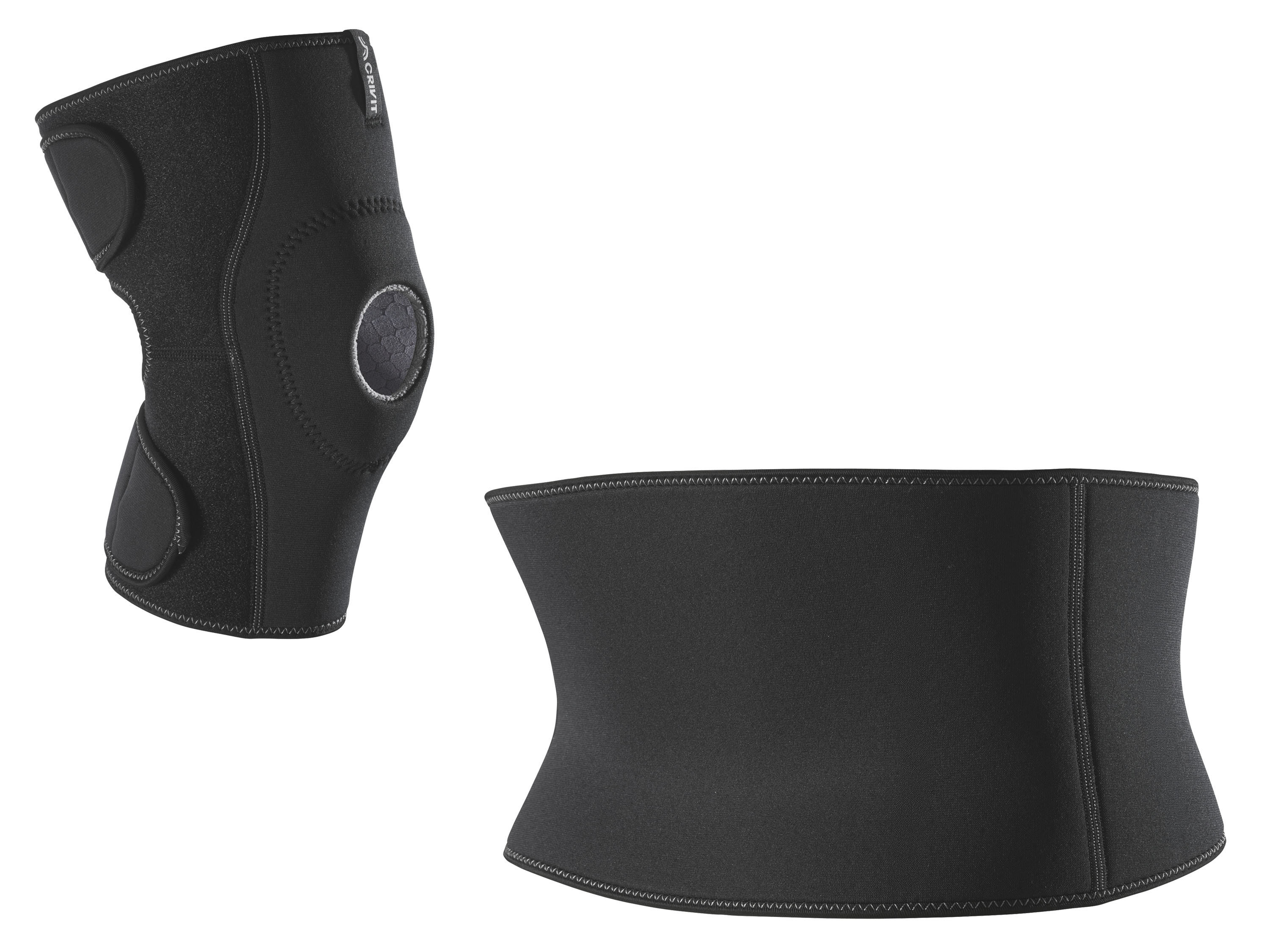 CRIVIT Pas lędźwiowy »AIRCON« / Stabilizator stawu kolanowego »AIRCON«