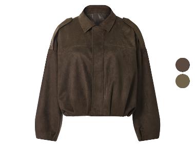 ESMARA® Kurtka bomberka damska z weluru