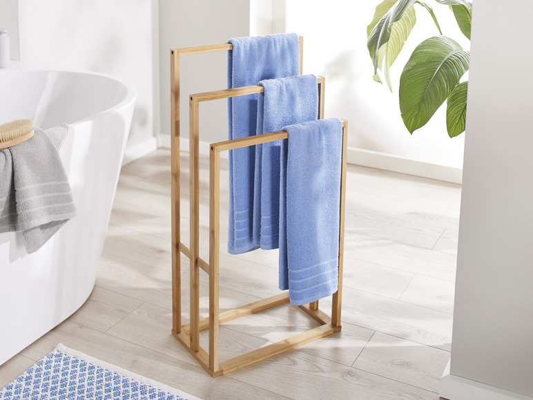 Pełny ekran: LIVARNO home Regał łazienkowy lub Wieszak na ręczniki, z bambusa - zdjęcie 12