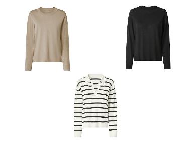 ESMARA® Sweter z cienkiej dzianiny damski