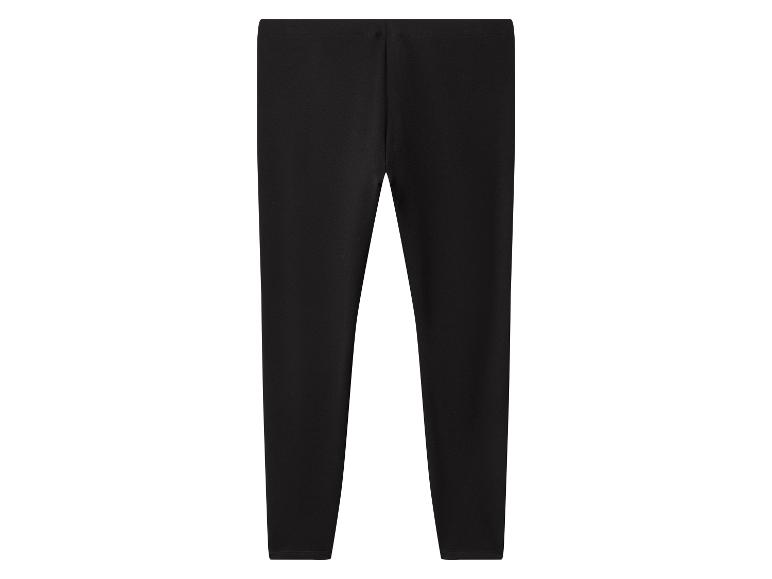 Proste czarne legginsy