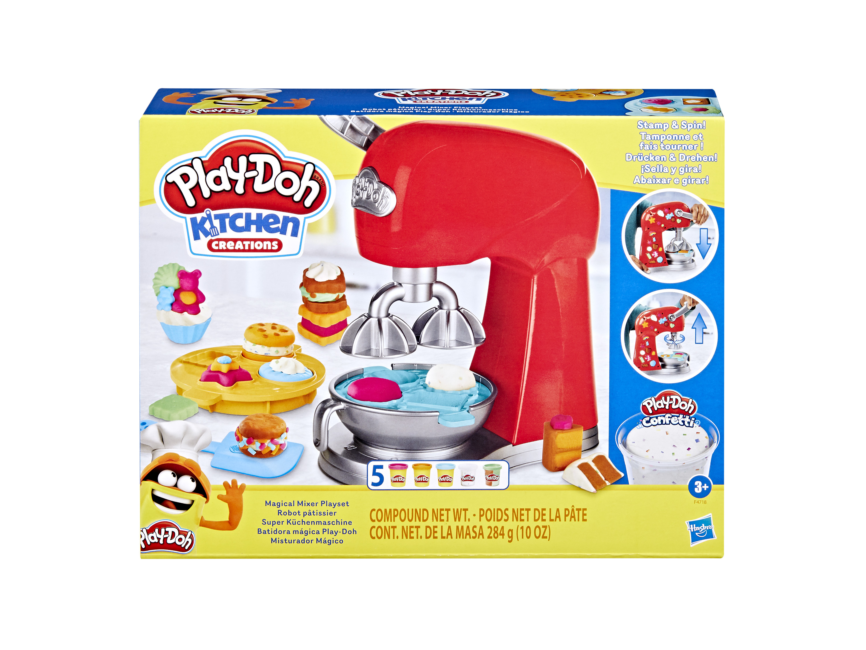 PLAY DOH Zestaw kreatywny dentysta, fryzjer lub mikser, 1 sztuka (Magiczny mikser)
