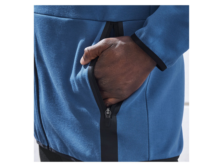 Pełny ekran: CRIVIT Bluza dresowa męska z kapturem, z bawełną - zdjęcie 6