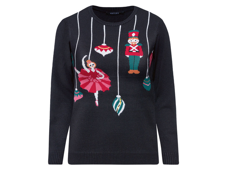 Pełny ekran: esmara® Sweter świąteczny damski XXL, z LED - zdjęcie 1