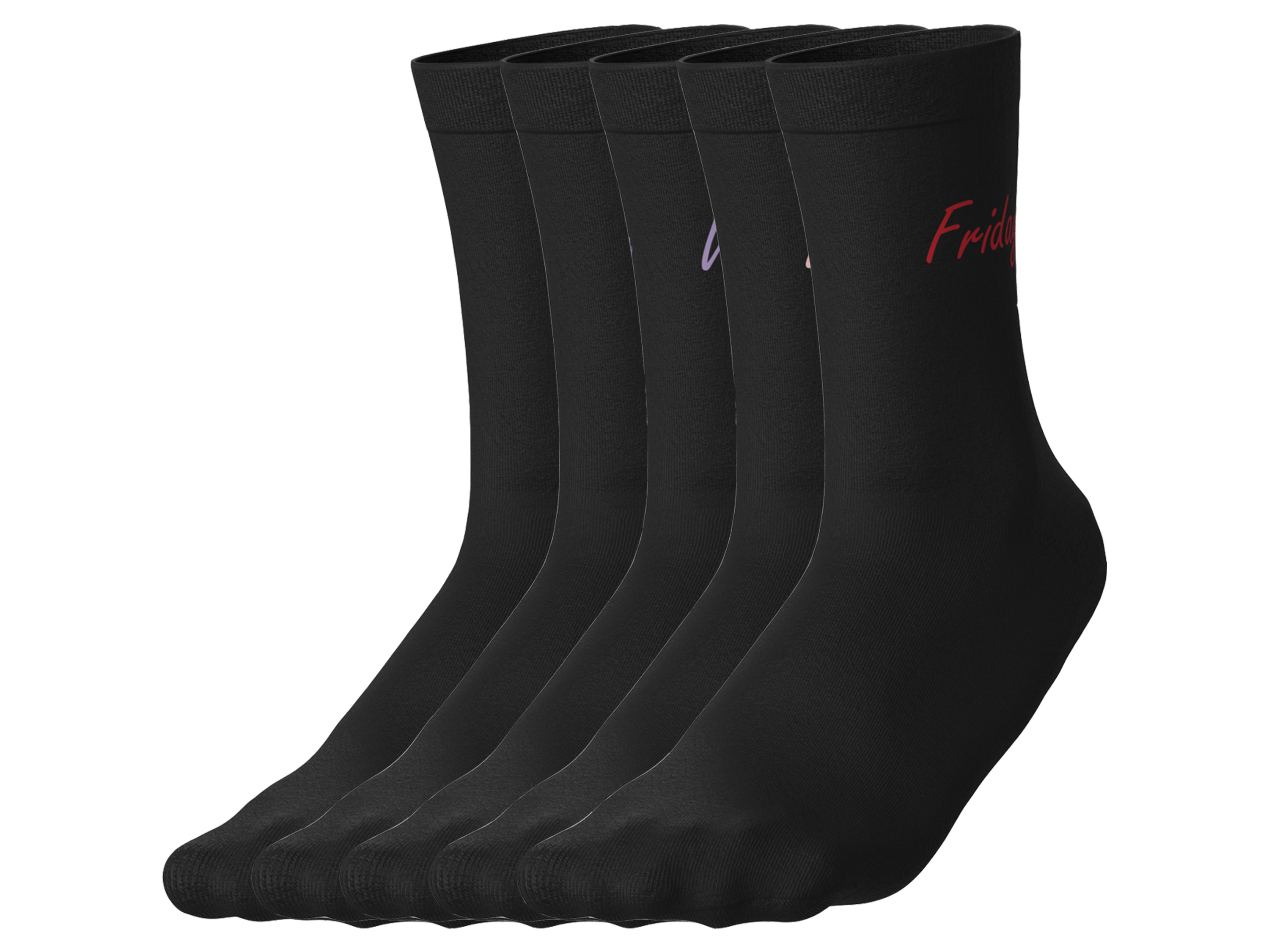 esmara® Skarpetki damskie z biobawełną, 5 par 