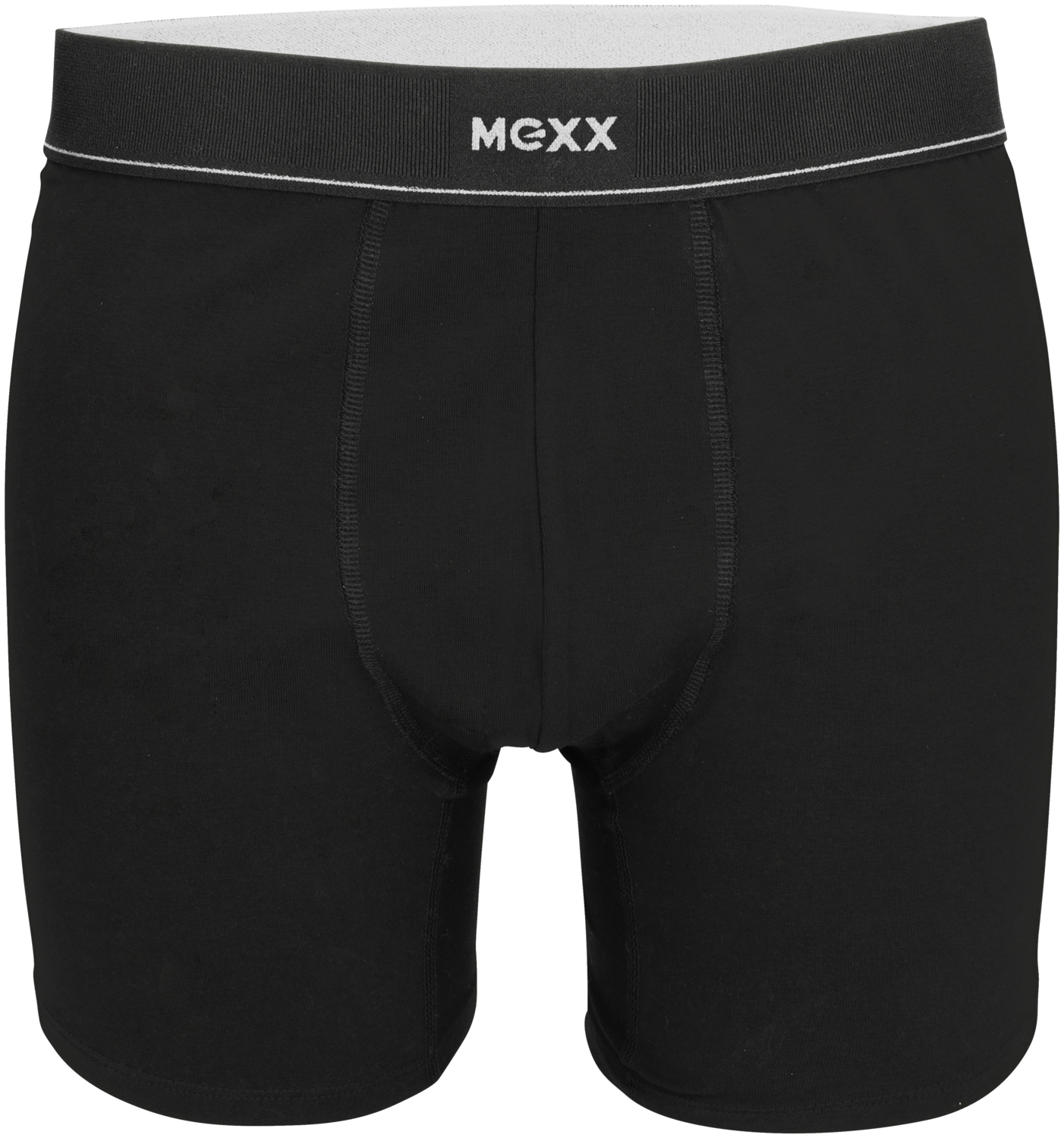 MEXX Bokserki męskie, 2 pary (Czarny/ szary, L)