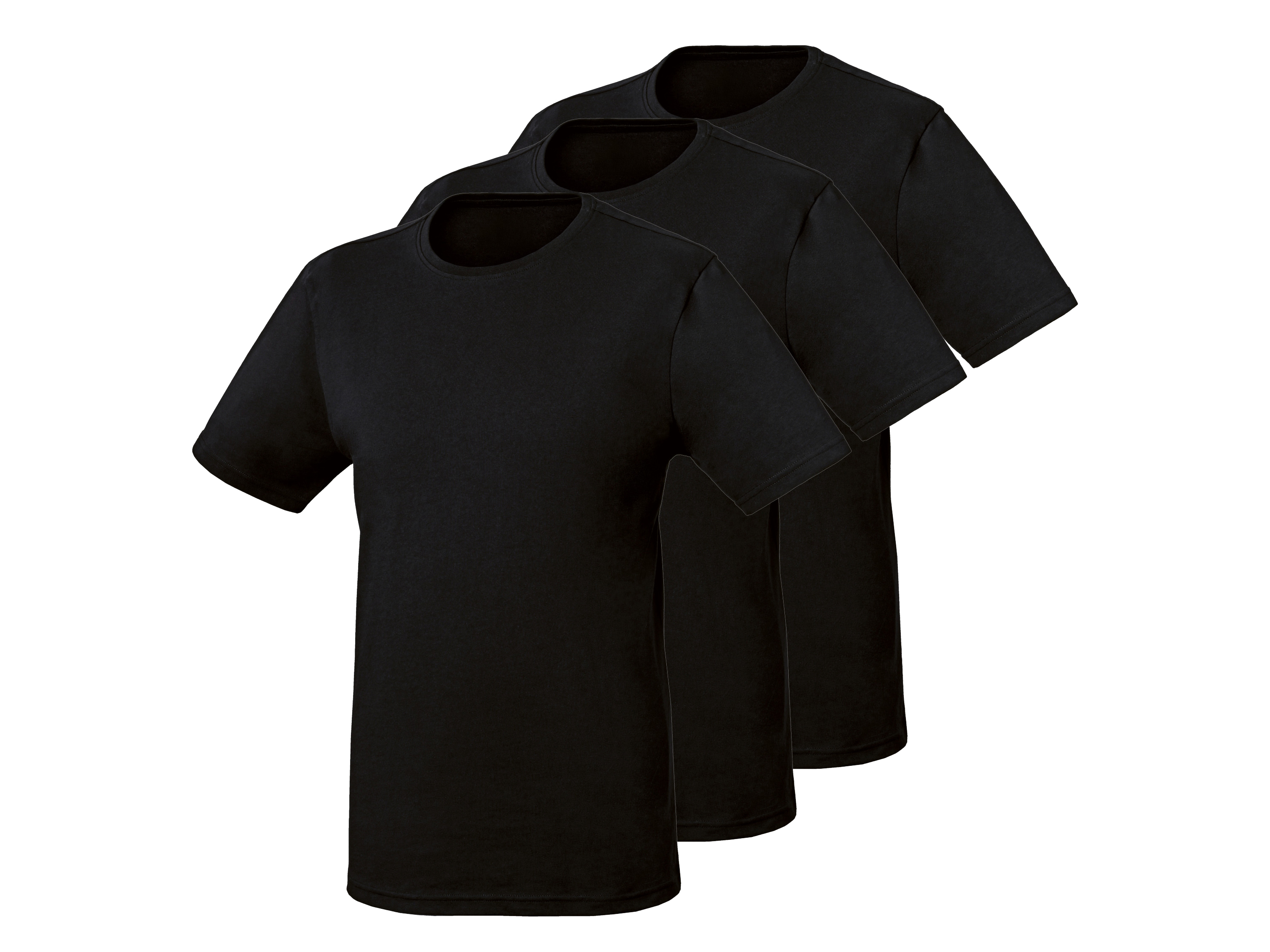 PARKSIDE® T-shirt męski, 3 sztuki (Czarny, XL (56/58))