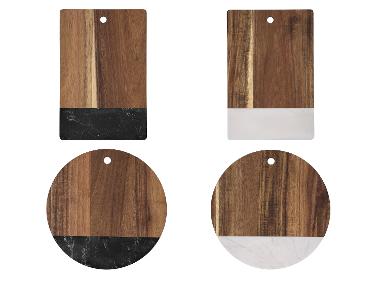 SILVERCREST® Deska do krojenia z drewna akacjowego