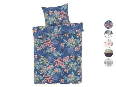 LIVARNO home Pościel satynowa z mikrowłókna, 140 x 200 cm